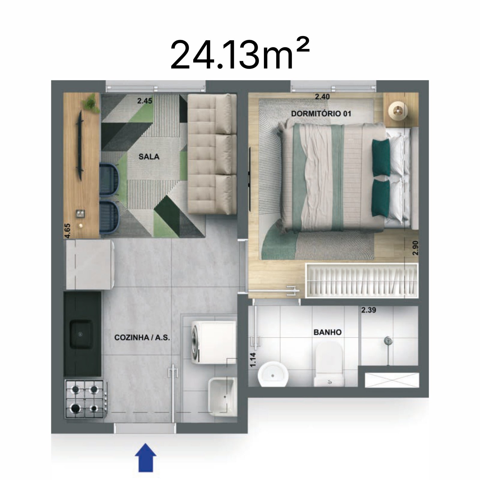 24.13m²